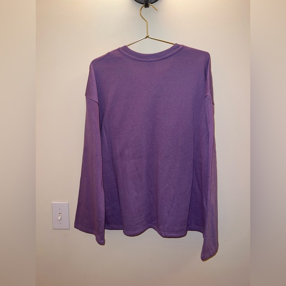 Disney Parks Purple V-Neck Pullover – Youth Small (Fits Adult XS-S) NWT - Picture 2 of 6